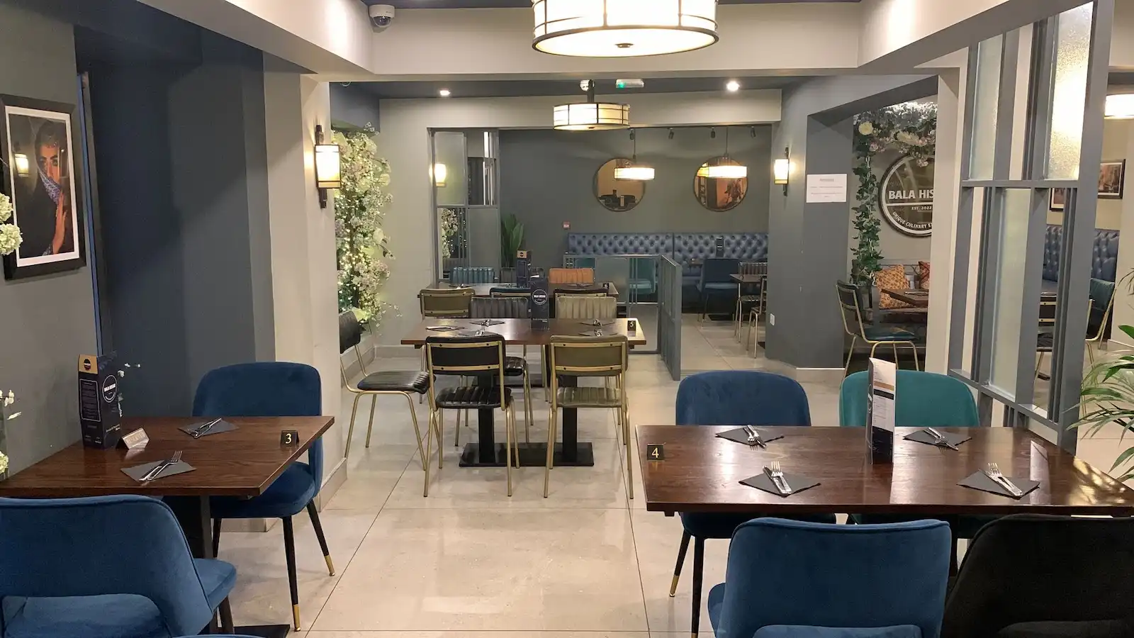 Restaurant ambience at Bala Hissar
